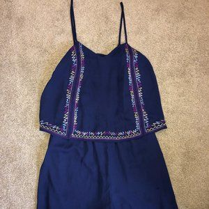 Navy summer Romper - size M